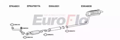 Система выпуска ОГ EuroFlo KAMAG20D 2001